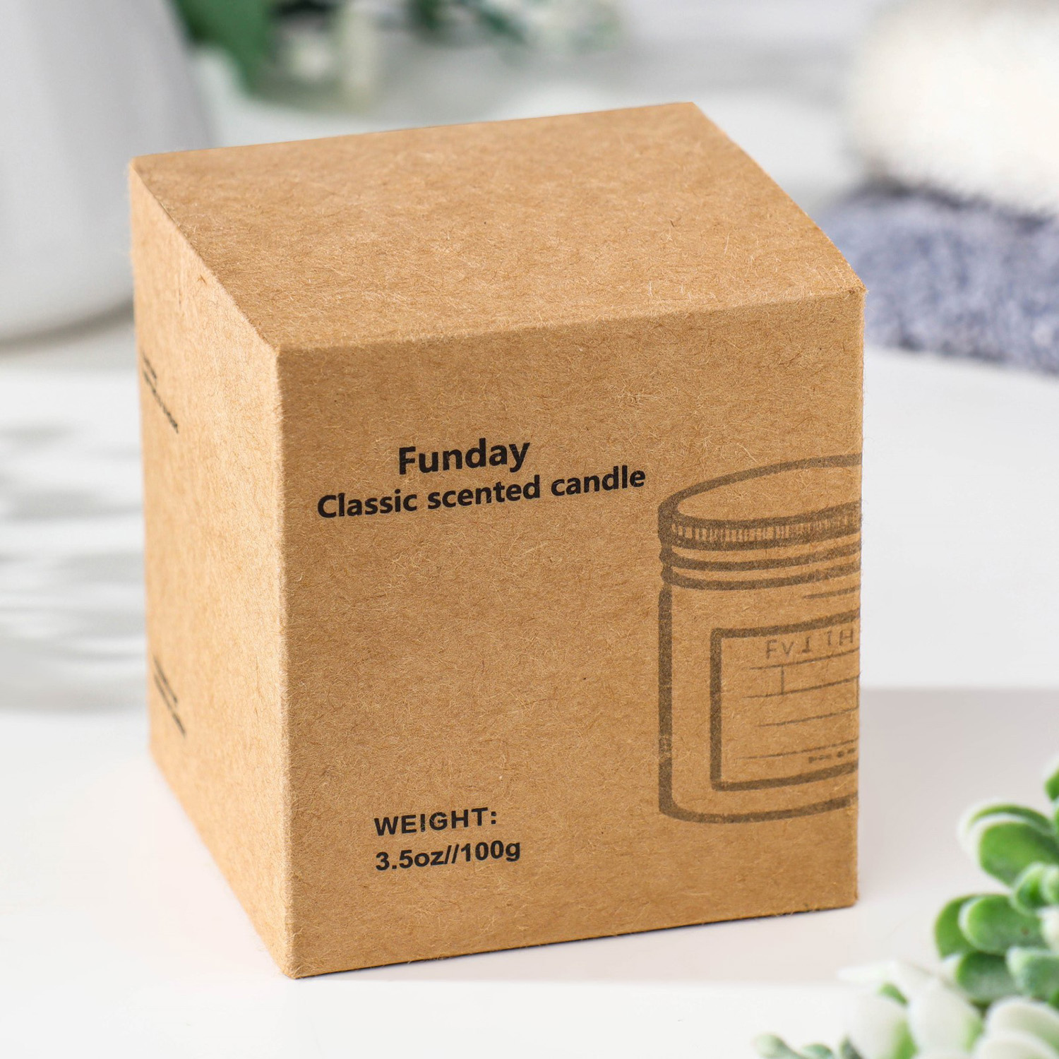 Свеча ароматическая в банке "Лаванда и эвкалипт", 6,5х5,5 см, 100 гр   7999249