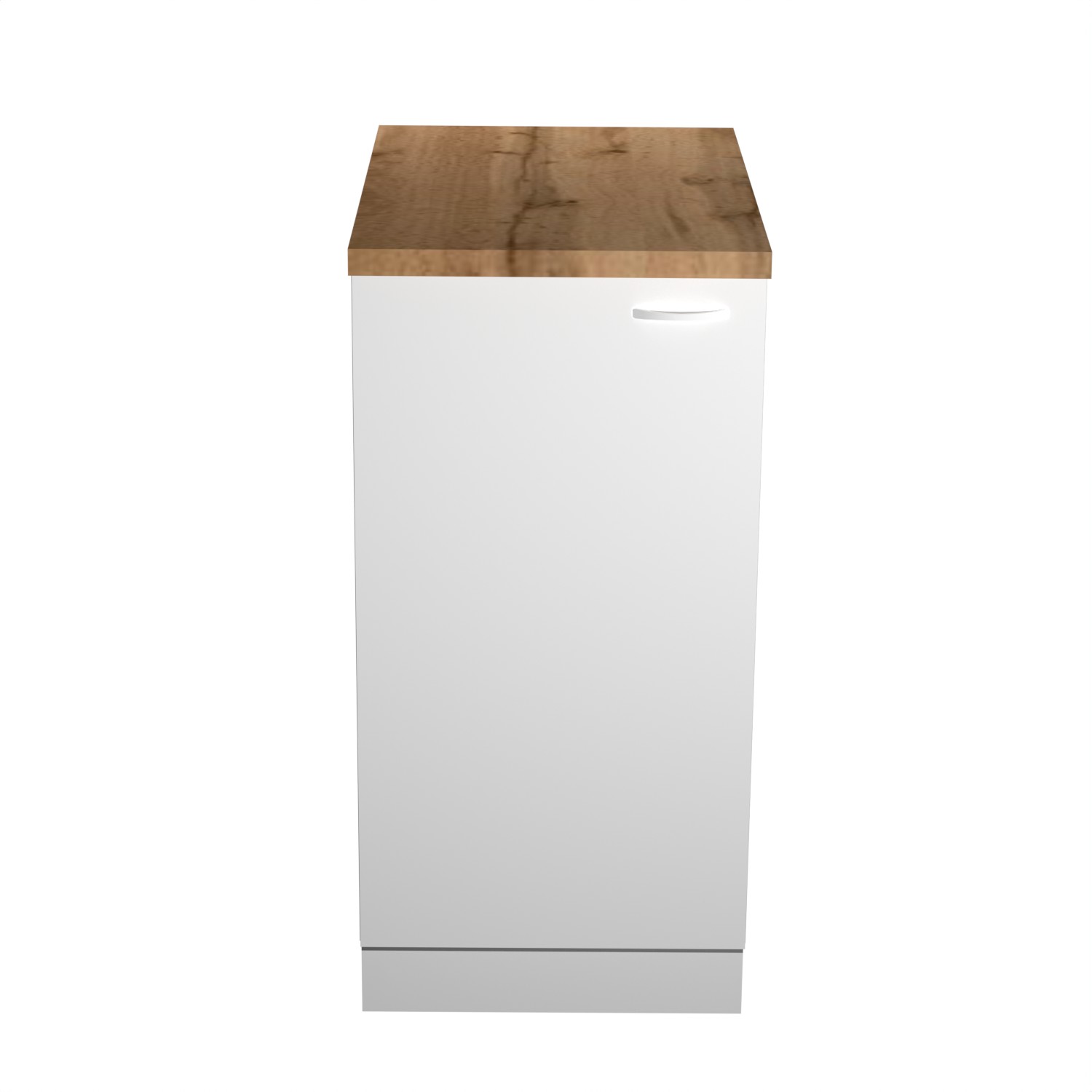 Шкаф напольный 400х850х600 мм BROZEX-WOOD Liberty, с дверцей, белый