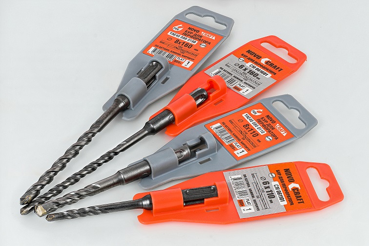 Бур по бетону  8*160мм SDS-plus 2 грани (YAE400800160) Novocraft *1/10/50