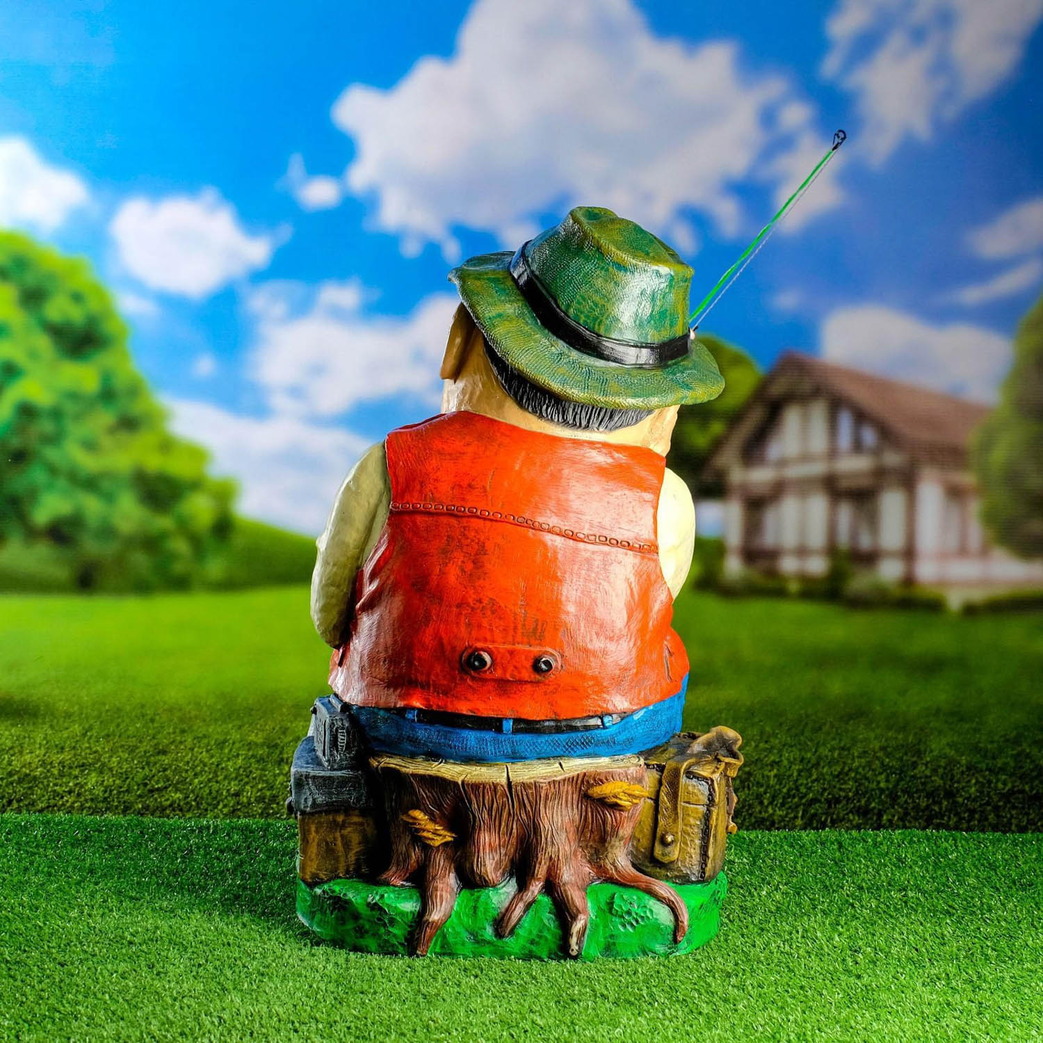 Садовая фигура "Рыбак" 54х40х34см 7025706