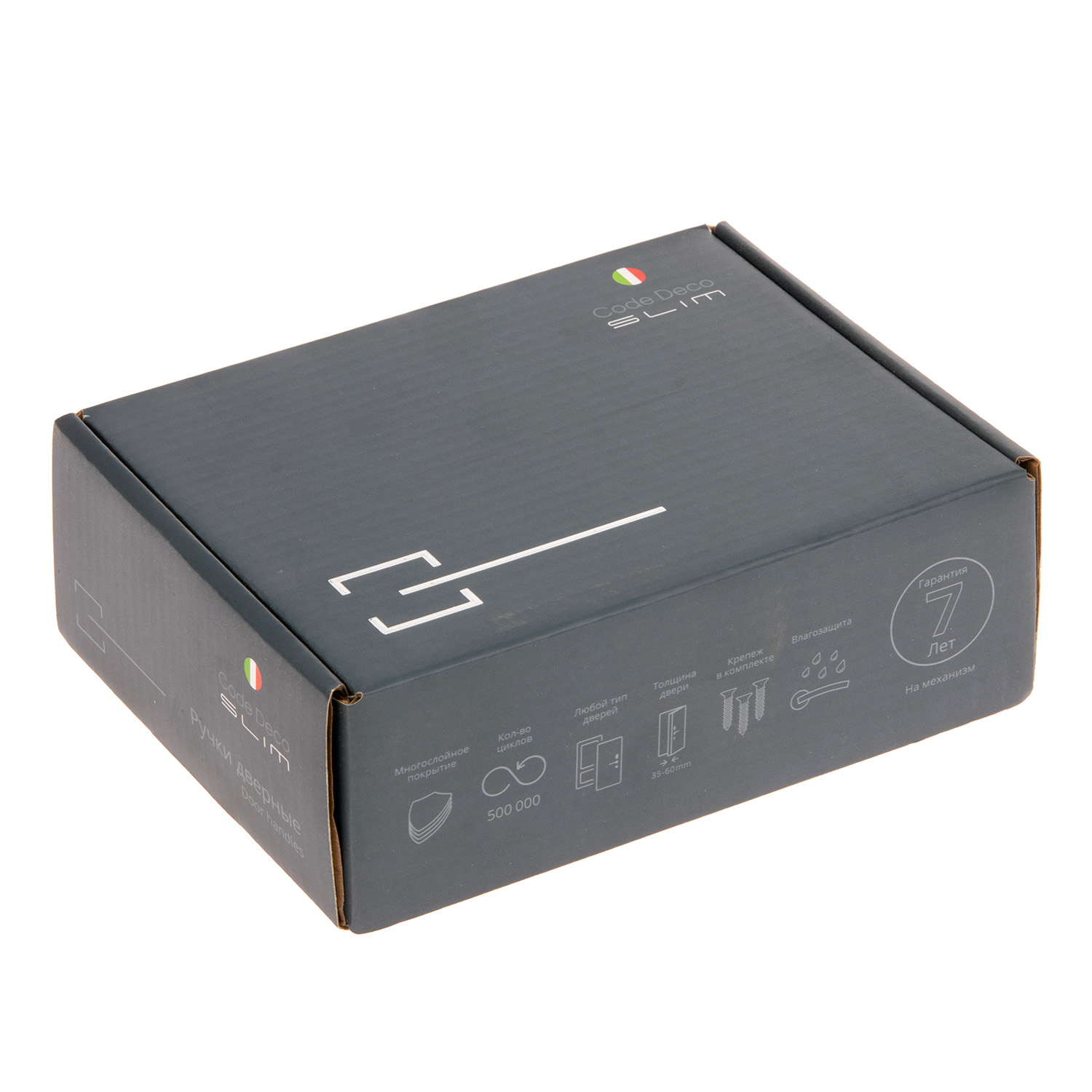 Ручка раздельная НИКЕЛЬ суперматовый H-30121-А-NISM Slim Code Deco *1/18