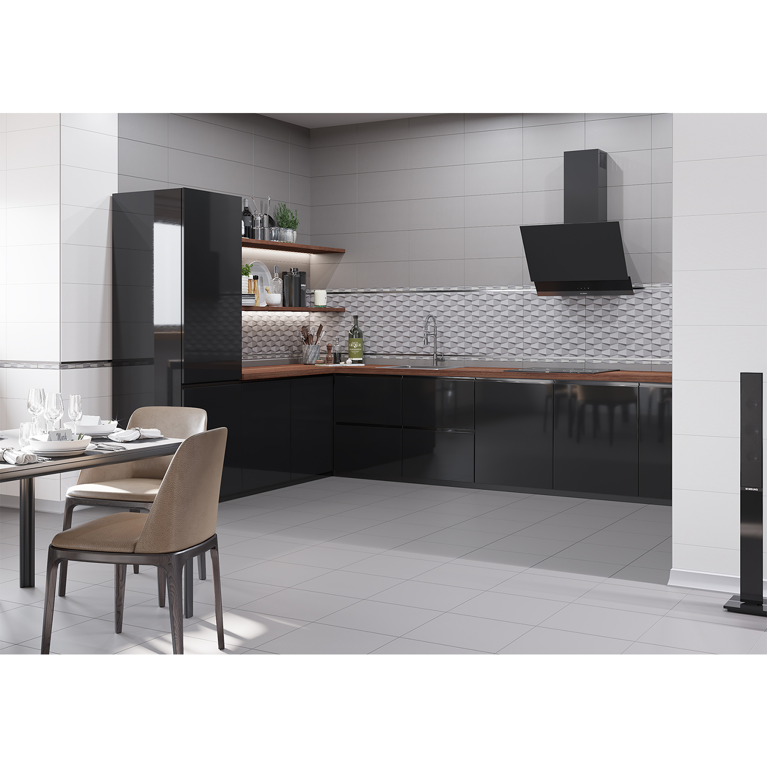 Плитка 50х25 см настенная 1.25 м² Axima Торонто, белый