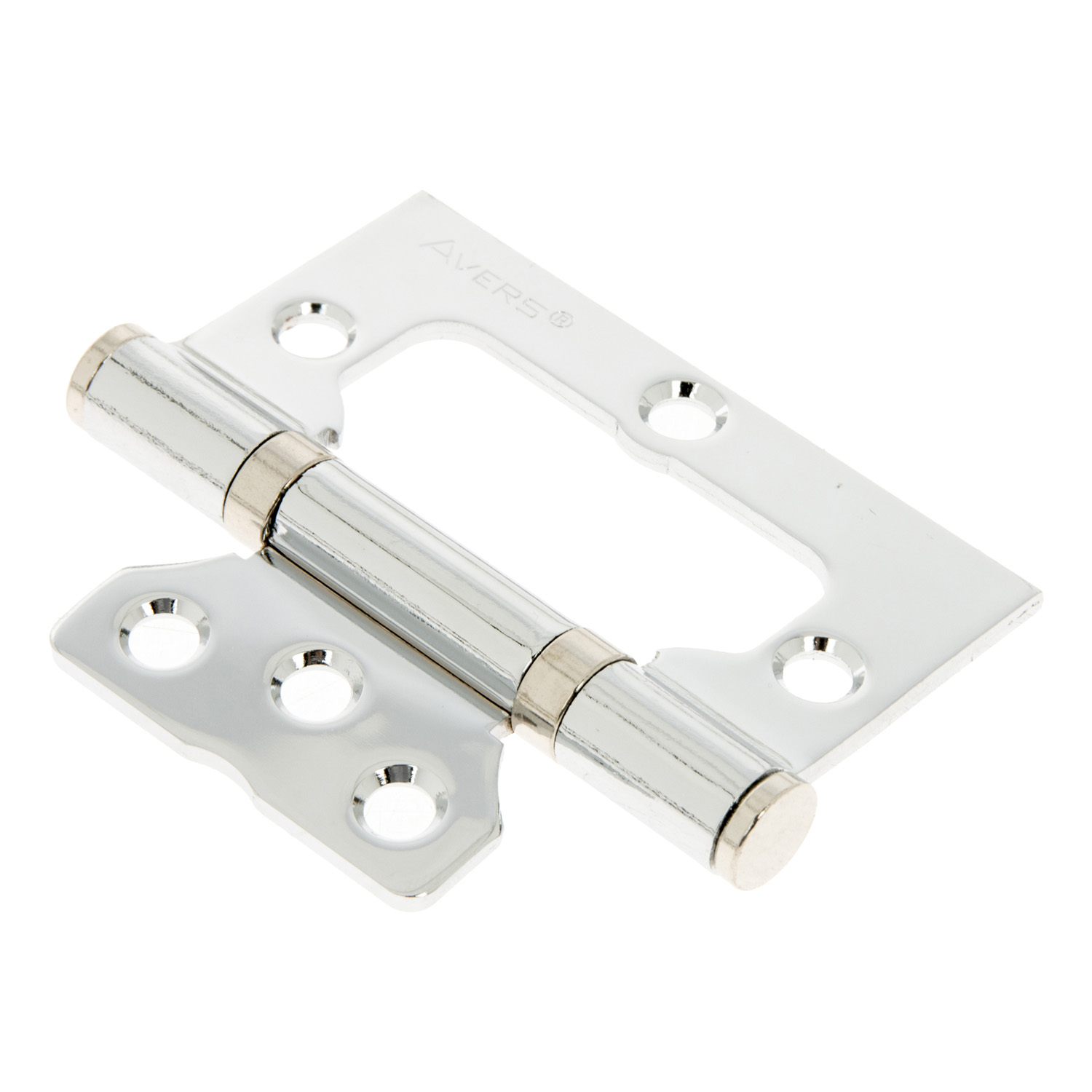 Петля без врезки 75*63*2,5мм ХРОМ CR (комплект 2шт.) AVERS *1/6/48