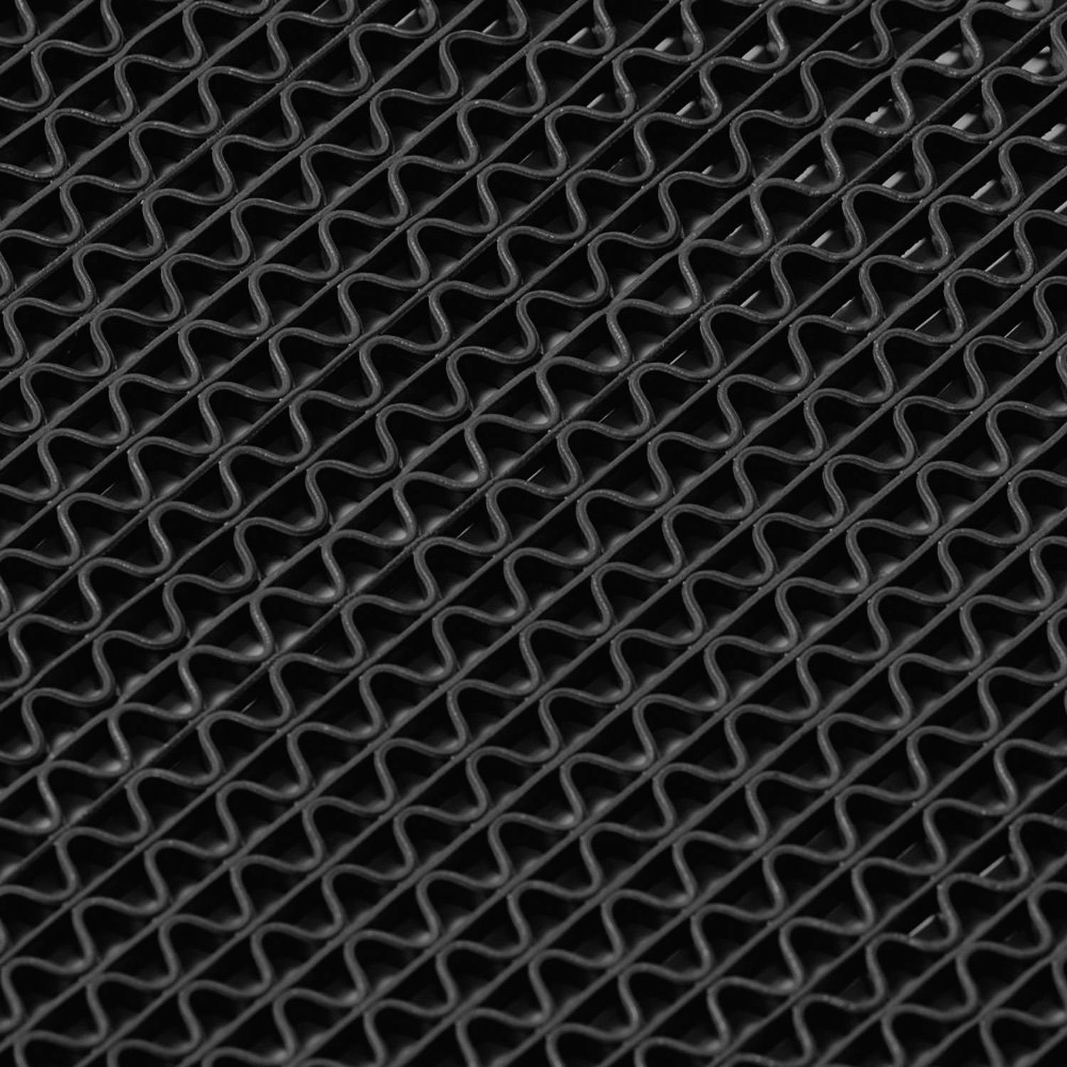 Коврик-дорожка 0,9*10м ПВХ Zig-Zag 8мм против скольжения "VORTEX" черный (арт.22161)  *1