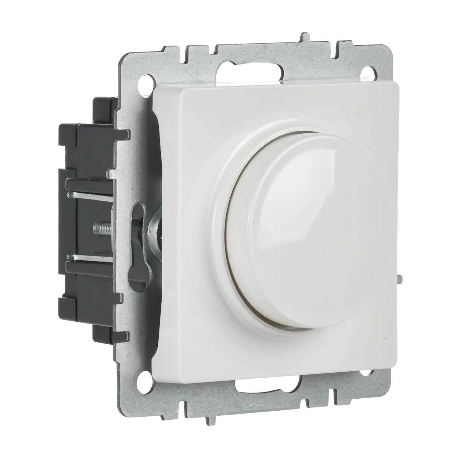 Светорегулятор  "BRITE" белый 600Вт поворотно-нажимной IEK BR-D20-0600-K01   *1/8/80