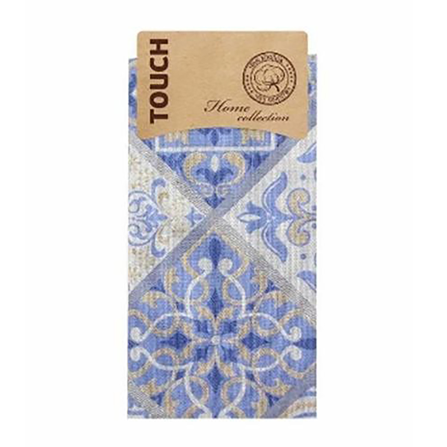 Полотенце рогожка 48*60см на хангере Сицилия Touch *6/84