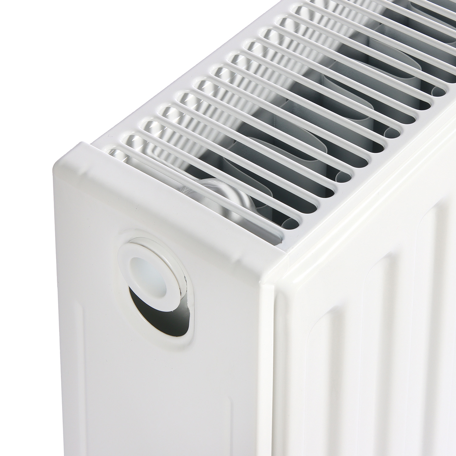 Радиатор стальной 22 панели Oasis, 449 мм, 892 Вт, белый