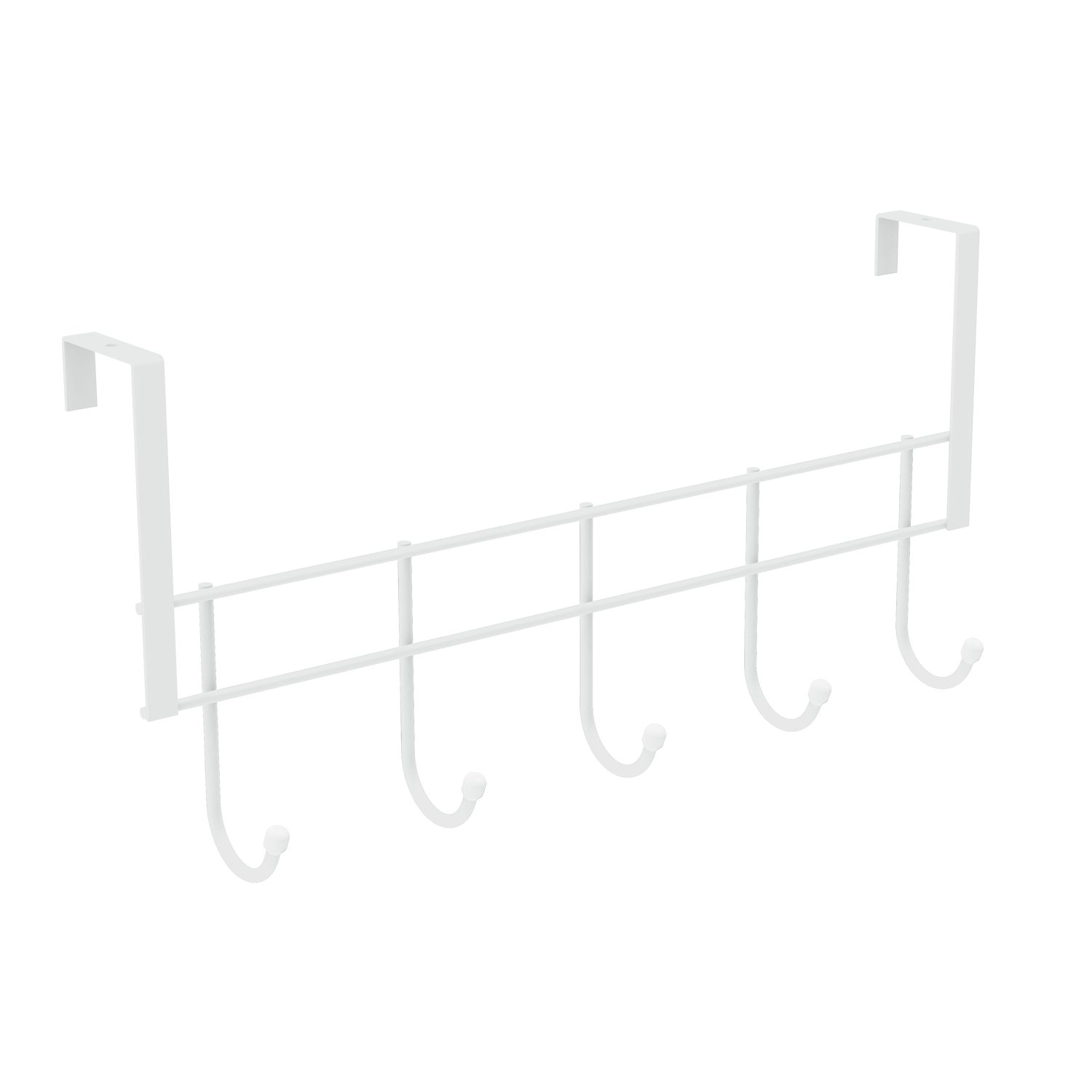 Вешалка надверная 5 крючков, шир.470мм Белый матовый ВНД5/Б ("Ника") *1/10 Вешалка надверная 5 крючков, шир.470мм Белый матовый ВНД5/Б ("Ника") *1/10