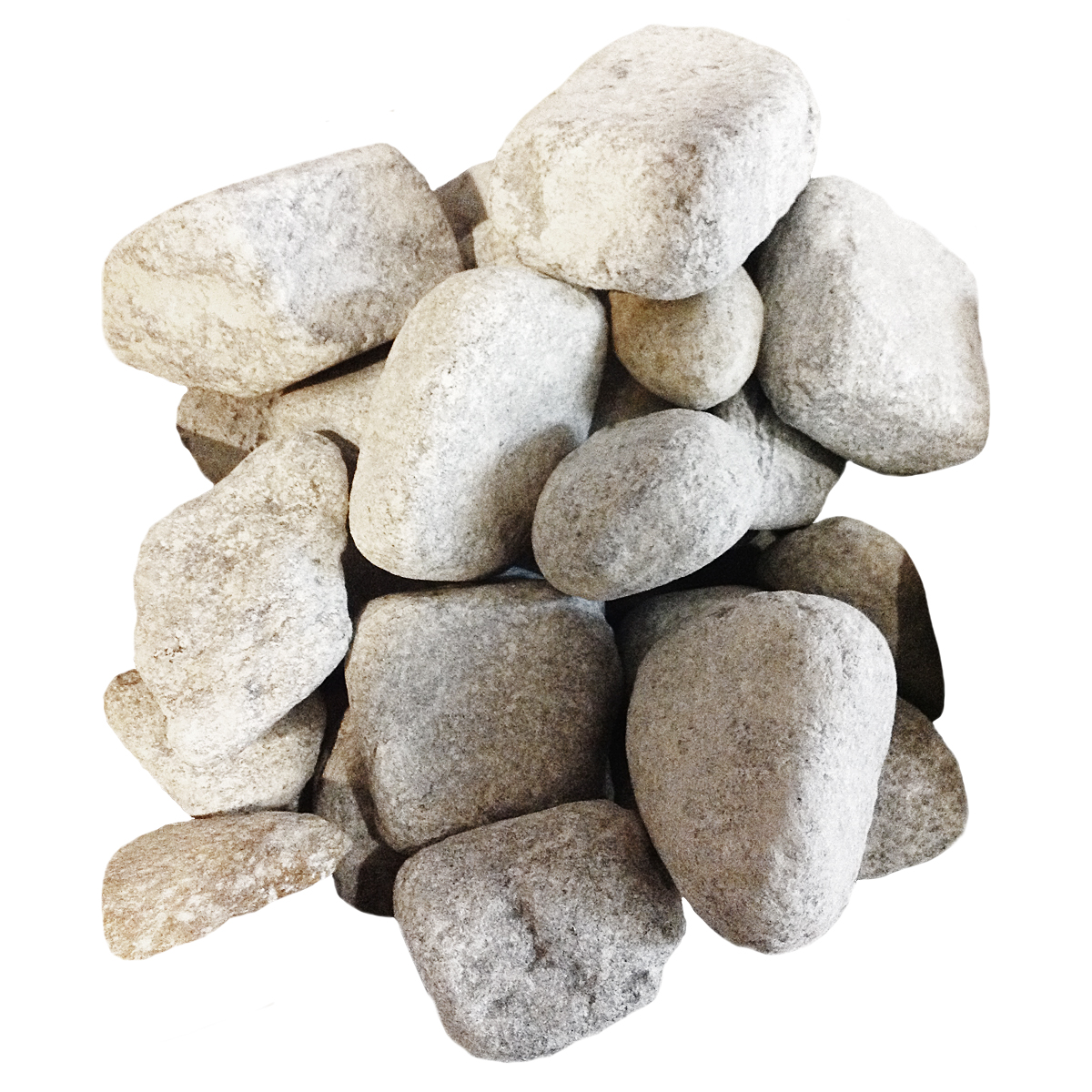 Камень для бани Талькомагнезит оголтованный  20кг  *1/25