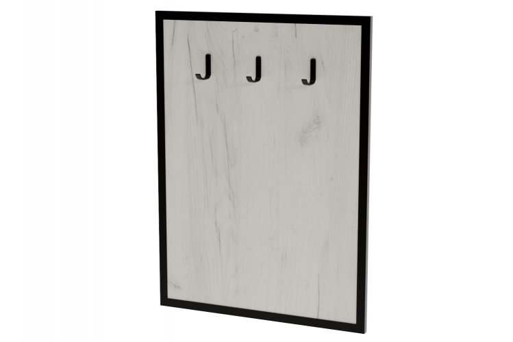 Вешалка ХВОЯ 600*18*817мм ДУб ГРЕЙ *1