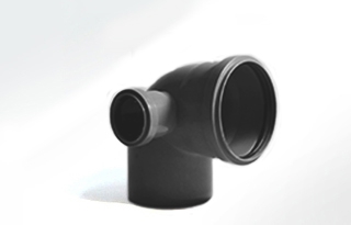 Отвод Ø 110 мм 90° с левым выходом Ø 50 мм *1/14