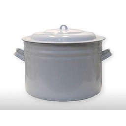 Бак эмалированный 25л d360мм с Крышкой, без деколи С-2828