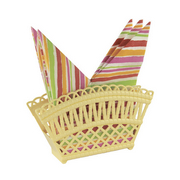 Салфетница пластм. "Семь злаков" Белая М1304 (Октябрьский) *1/24