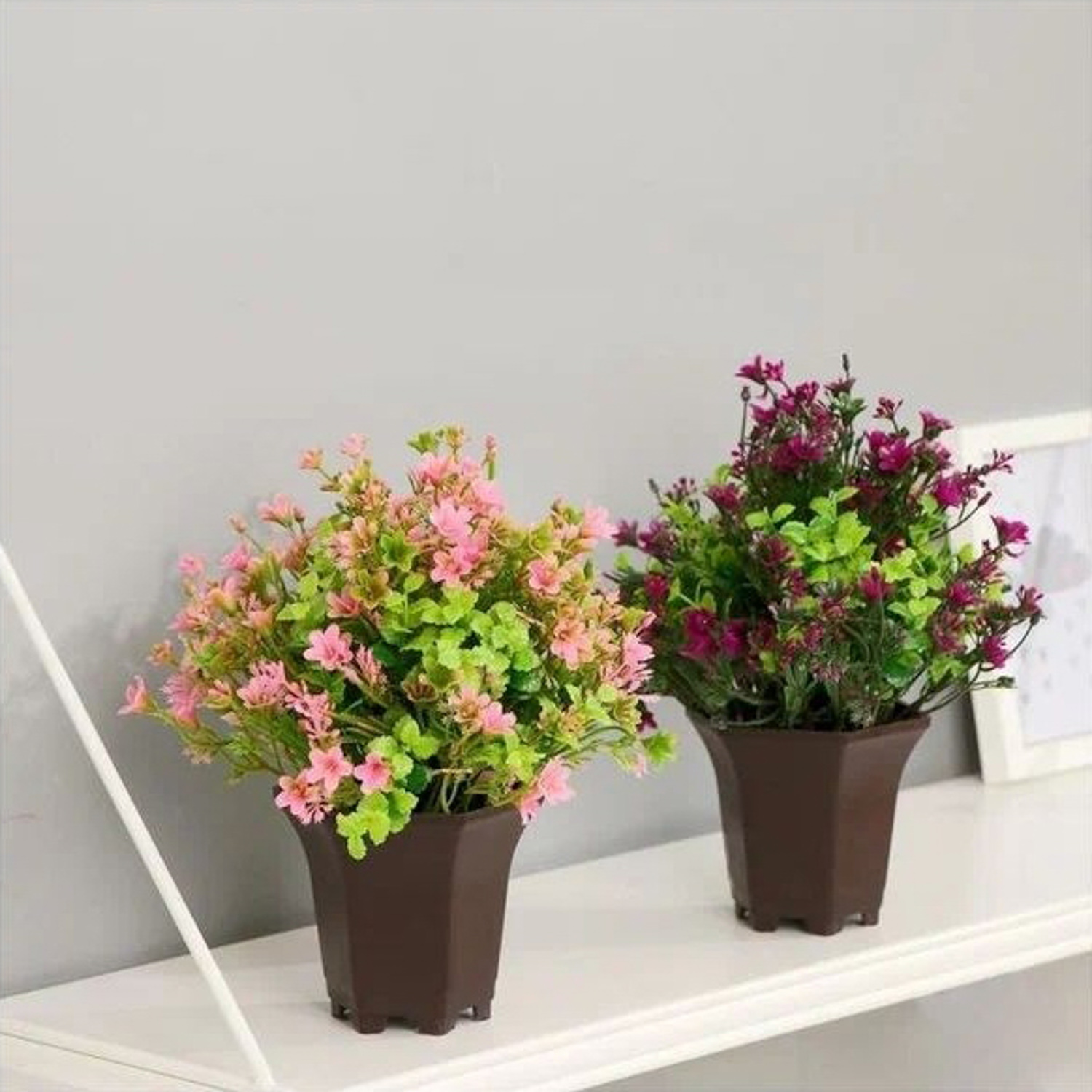 Бонсай в горшке "Цветочная поляна" 9*19 см, микс   4457613