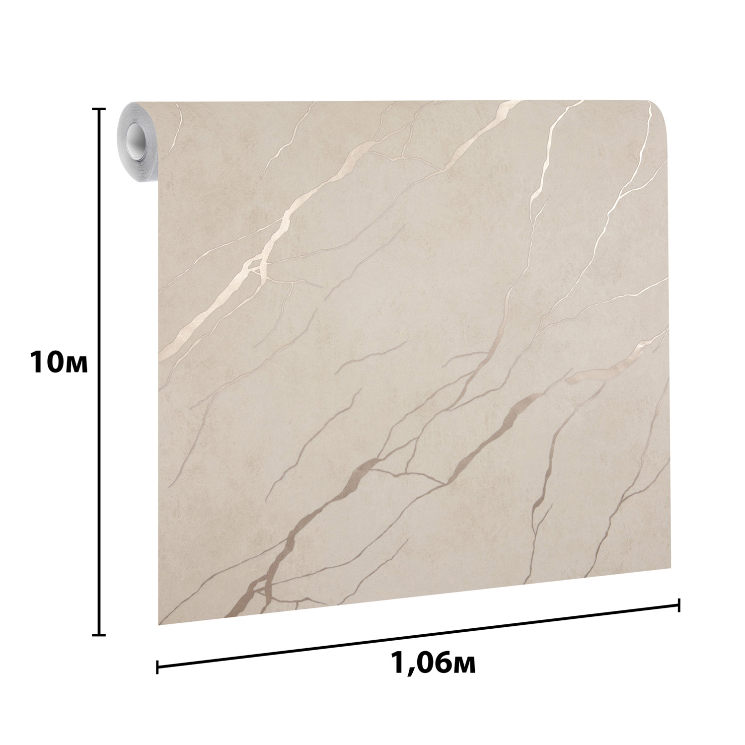 Обои флиз "Home Color" Rich Potal (беж.) HC72604-22 1,06*10м*1/8