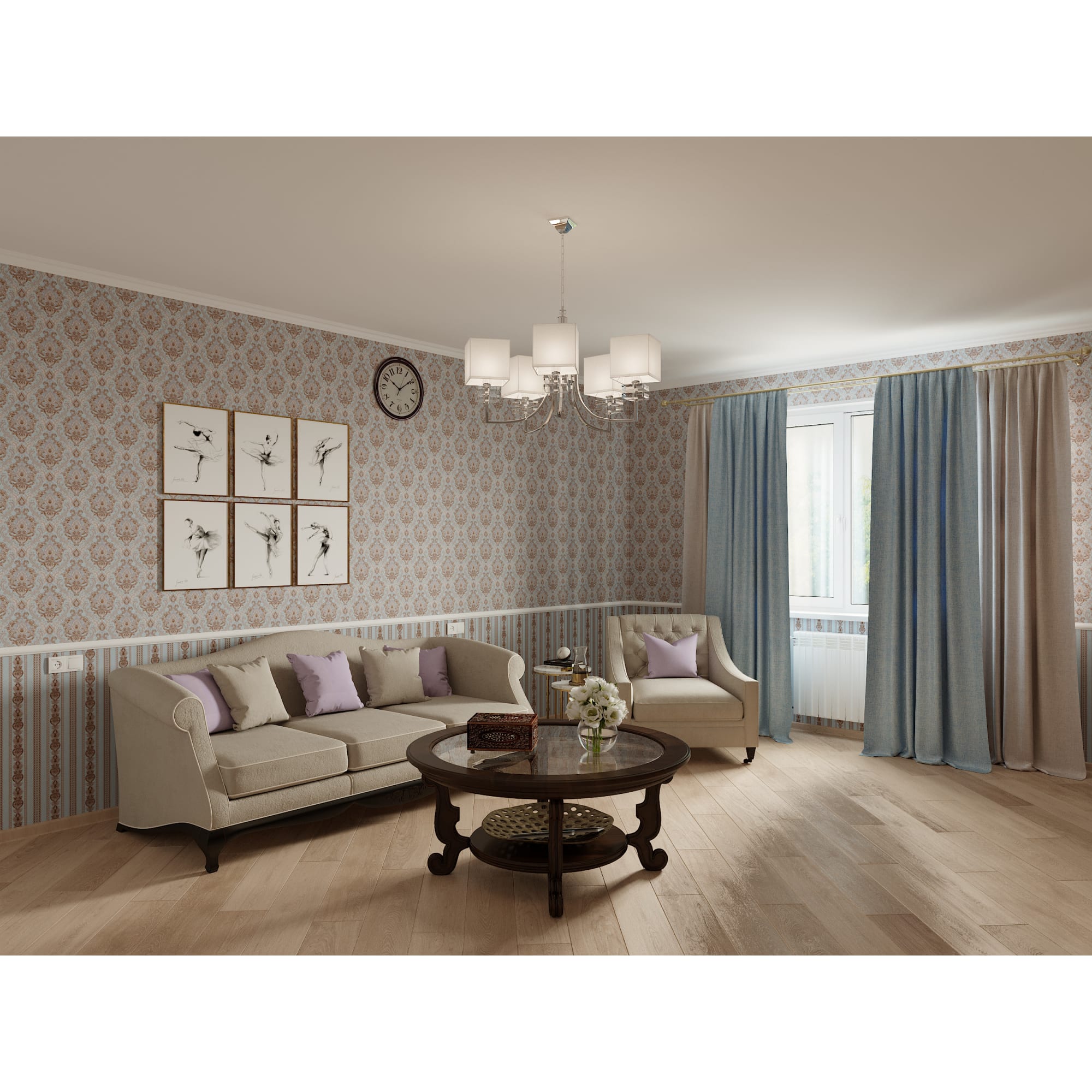 Ламинат Kronostar Дуб риверина, 2.663 м², 31 класс, 1380х193х6 мм