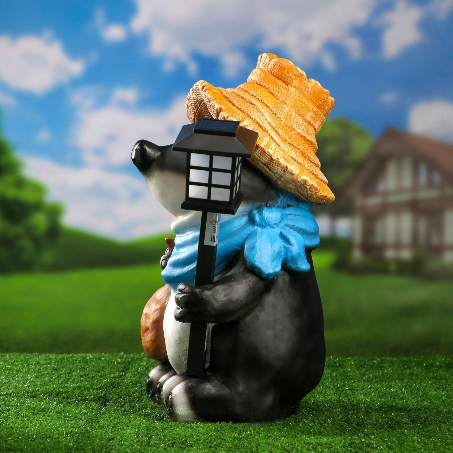 Садовый фонарь "Крот с фонарем" 42см   4203369