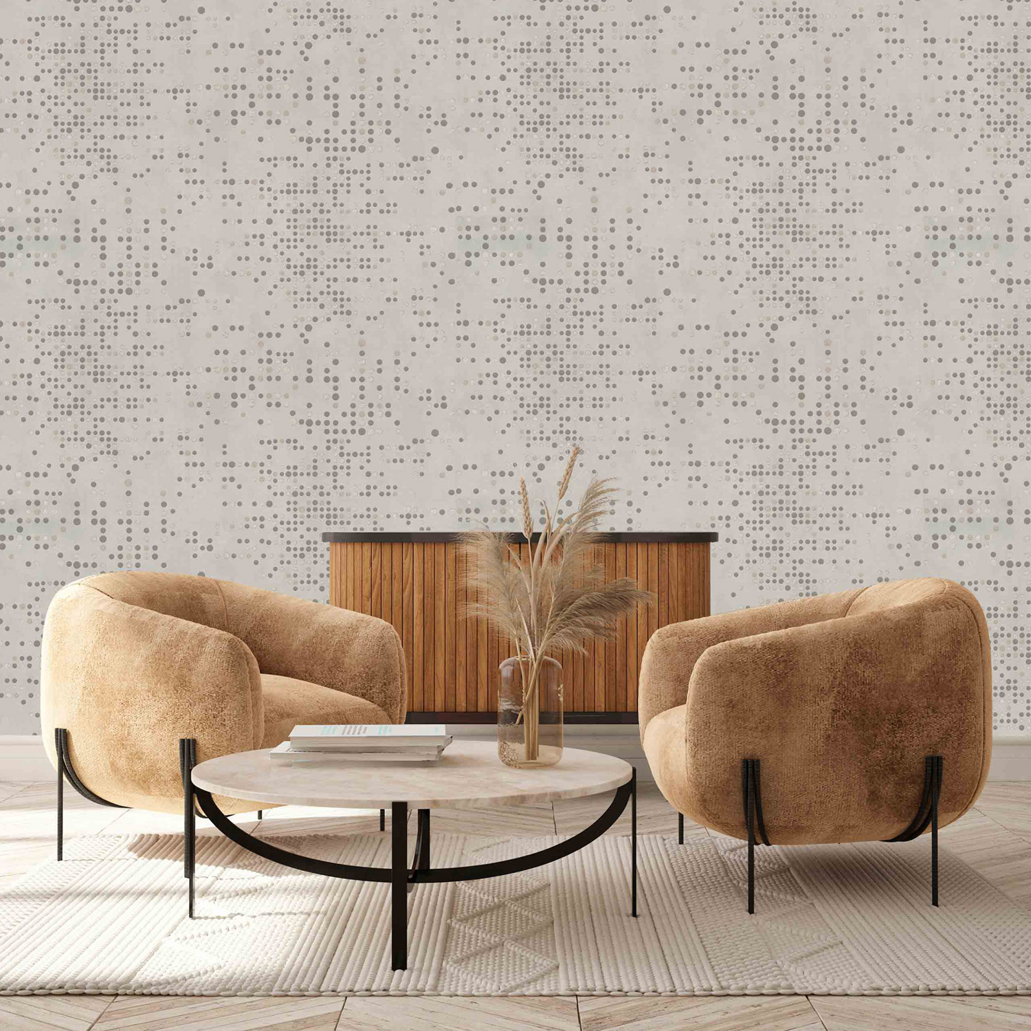 Обои флиз ED Euro Decor Dotera (беж.) 7331-02 *6