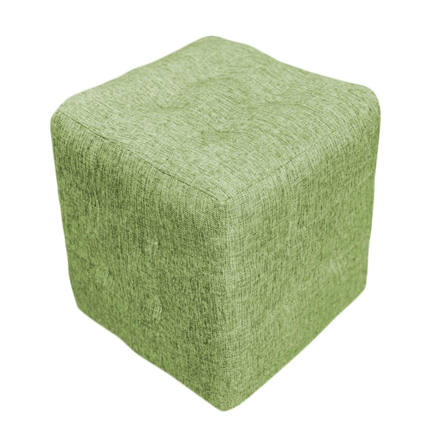 Пуф, 40х40х45 см, квадрат, рогожка, олива