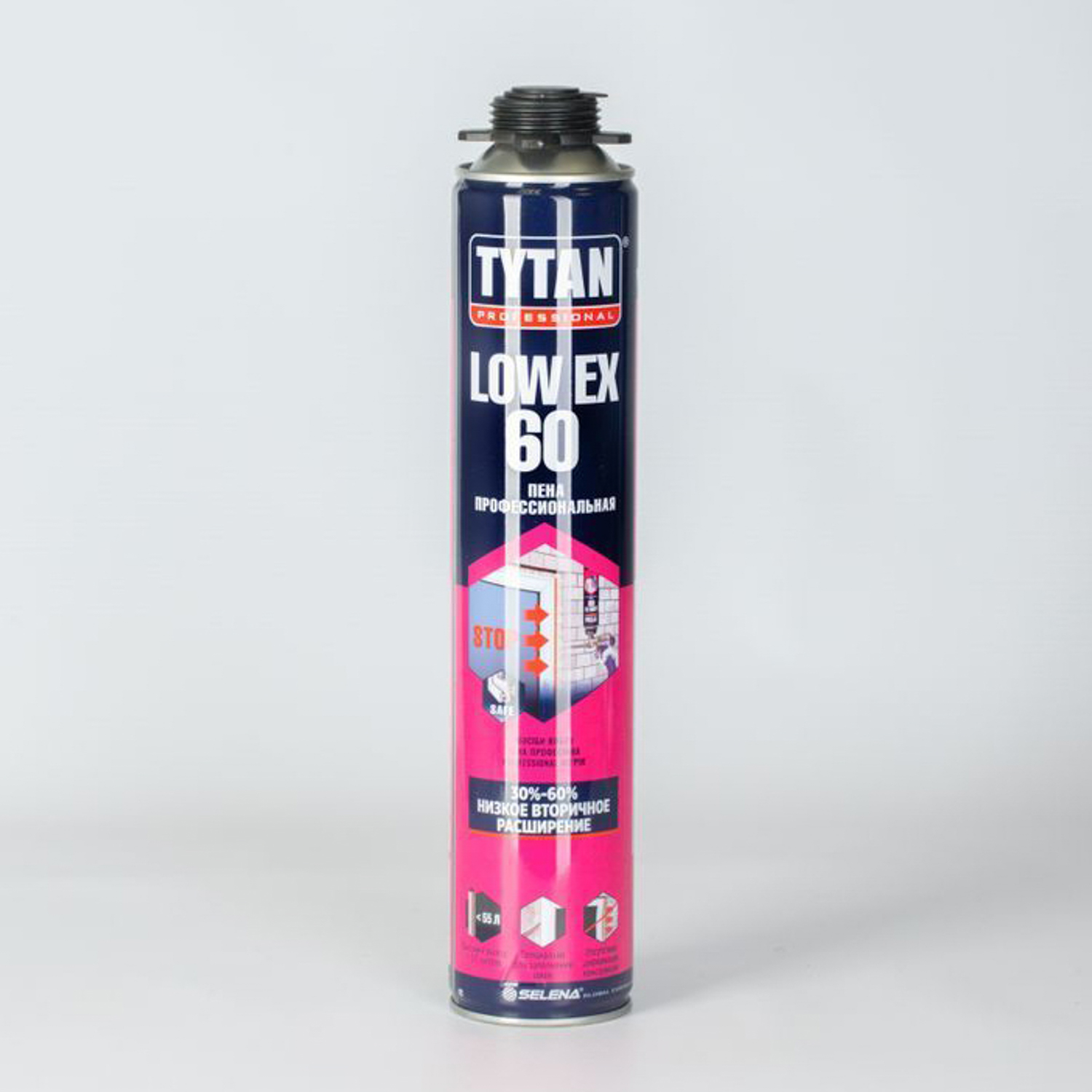 Пена монтажная профессиональная 750 мл TYTAN Low Ex 60, летняя