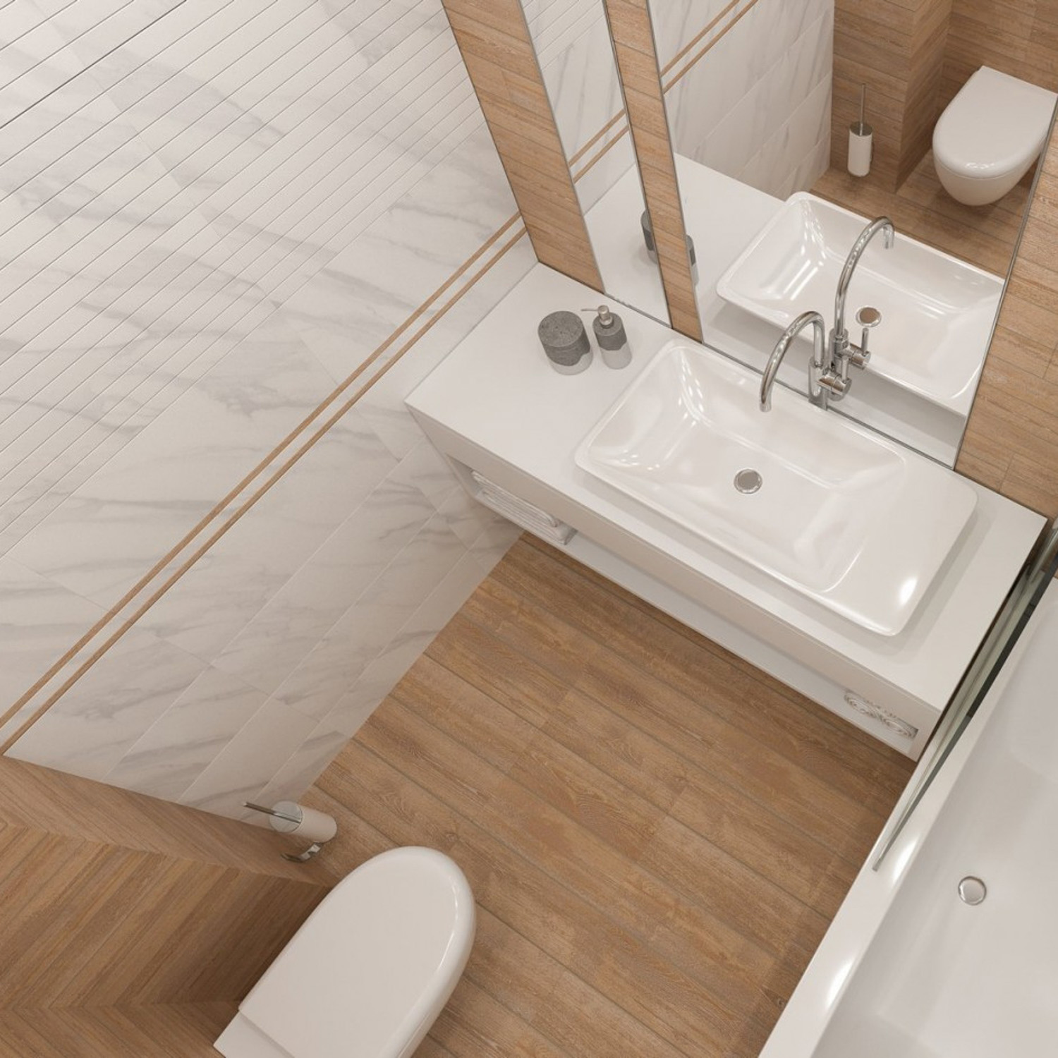 Плитка настенная Global Tile Montblanc, 600х250х9 мм, серый