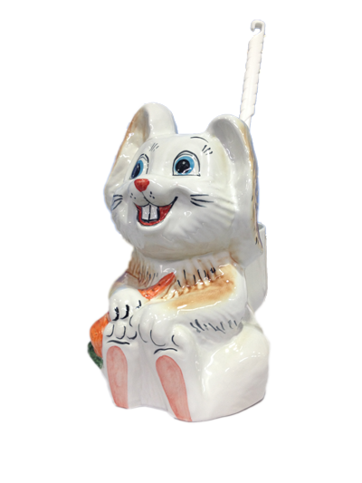 Ерш туалетный керам. "Заяц" (г.Киров) *1