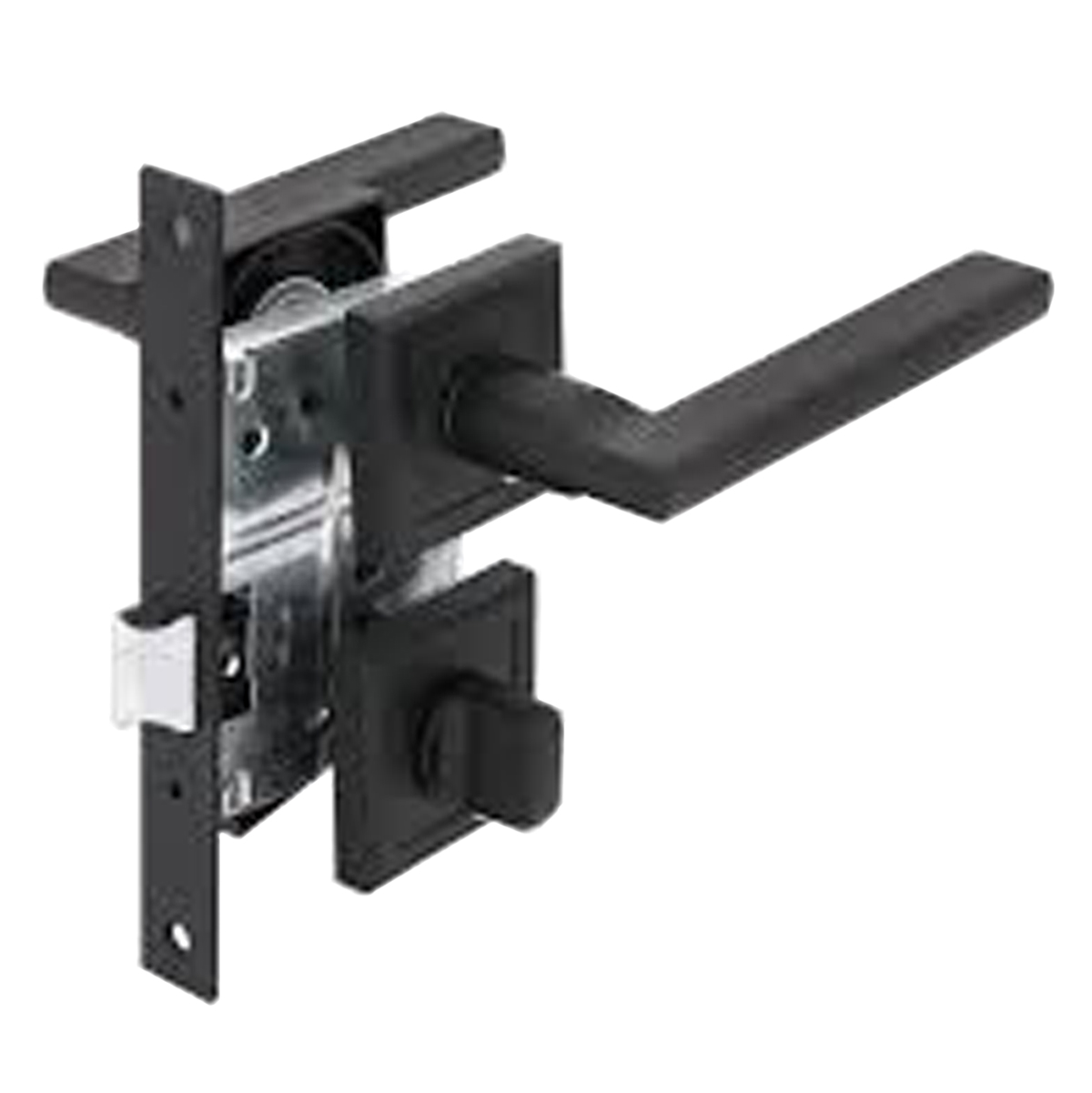 Комплект для двери Фабрика замков FZ SET 25L 170 BK BP, цвет черный