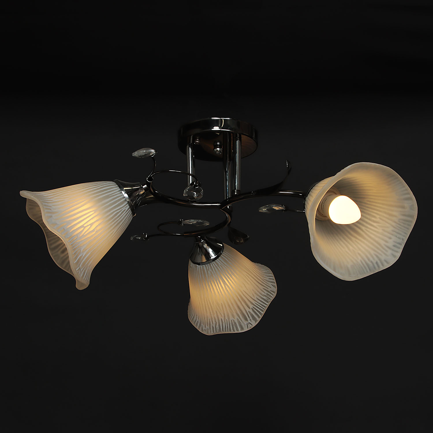 Люстра А2648/3 BCH 3*40Вт Е27 (h=280; d=580) S=12м2 VERNER LIGHTING *1