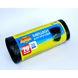 Мешки для мусора 20л*30шт толщ. 9мкм КРЕПАК