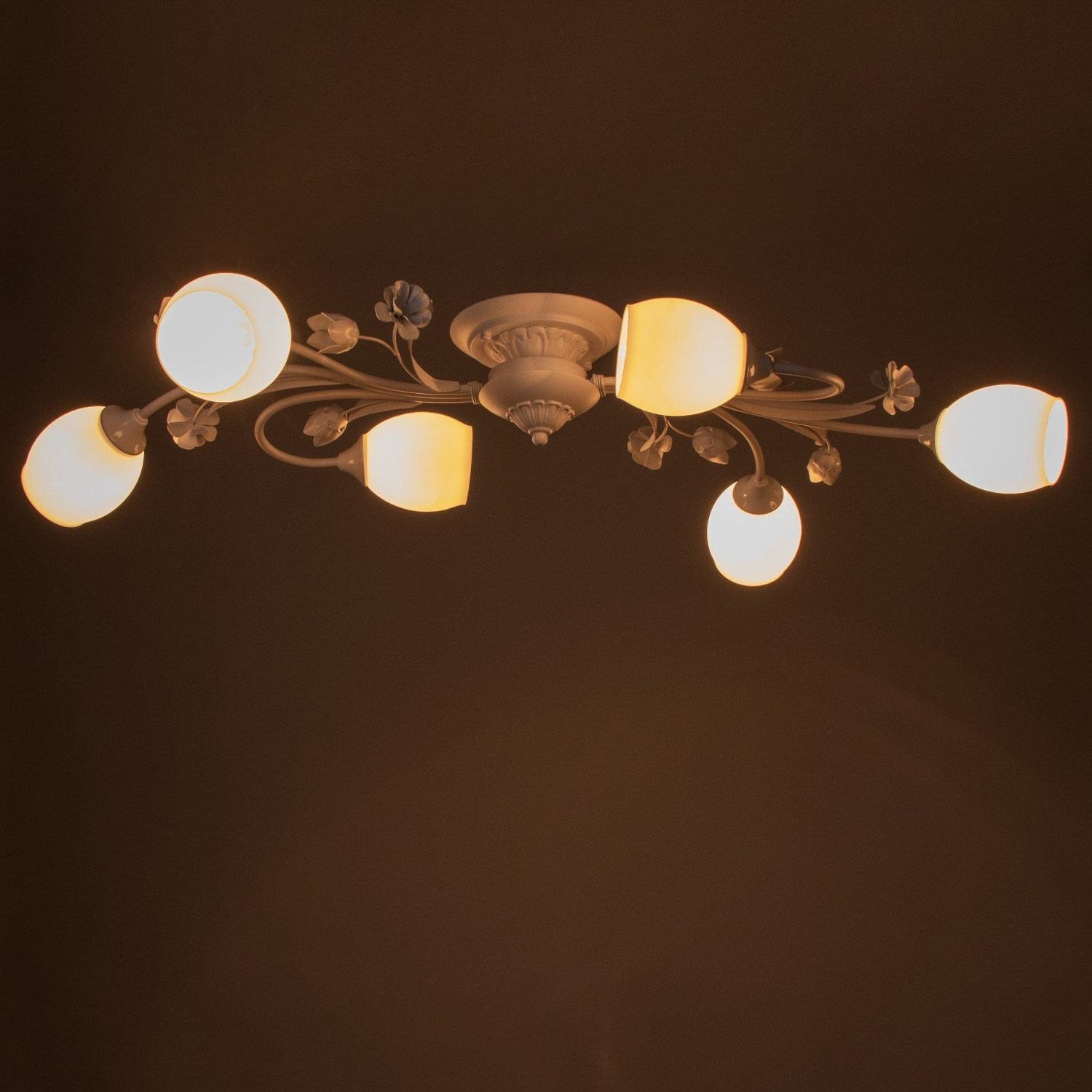 Люстра 2788/6 E27 40Вт белый 90х60х26 см BayerLux 7705062  S=12м2  *1