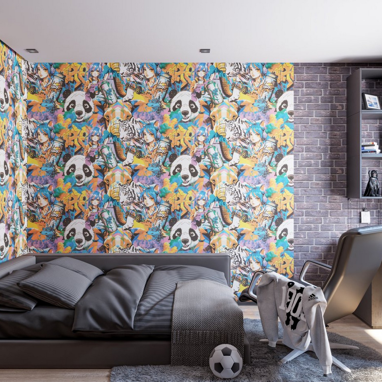 Обои флиз "HomeColor" Anime HC72283-63 1,06*10м *1/8