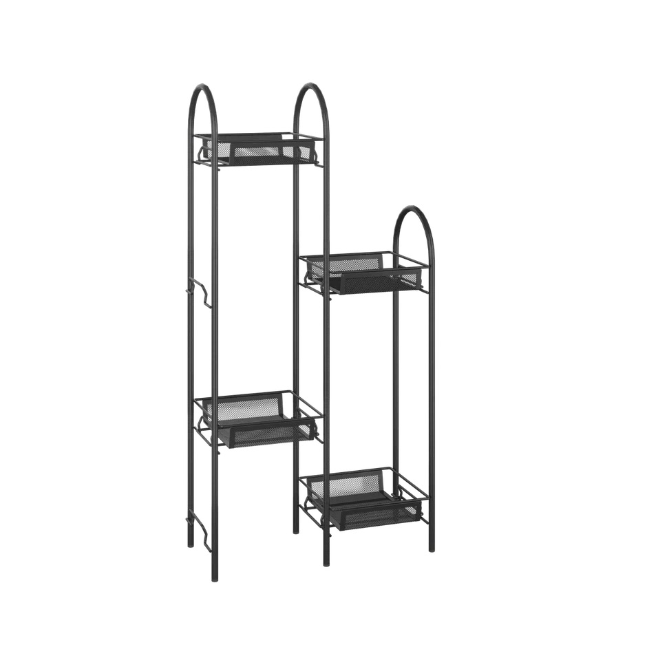 Этажерка для цвет.кашпо металл. "Лира 24" 4-х местн., ш.0,37м,в.0,75м,гл.0,17м Черный ПДЦЛ24Ч *1 Этажерка для цвет.кашпо металл. "Лира 24" 4-х местн., ш.0,37м,в.0,75м,гл.0,17м Черный ПДЦЛ24Ч *1