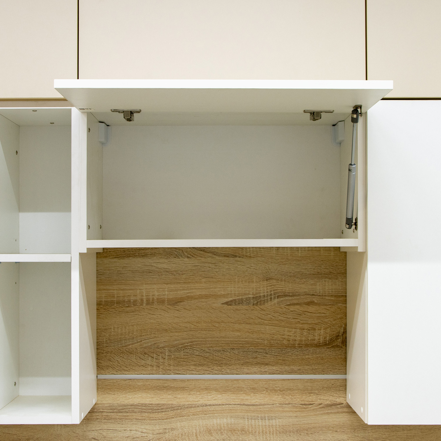 Шкаф навесной 600х338х290 мм BROZEX-WOOD Melissa, для вытяжки, с дверцей, белый