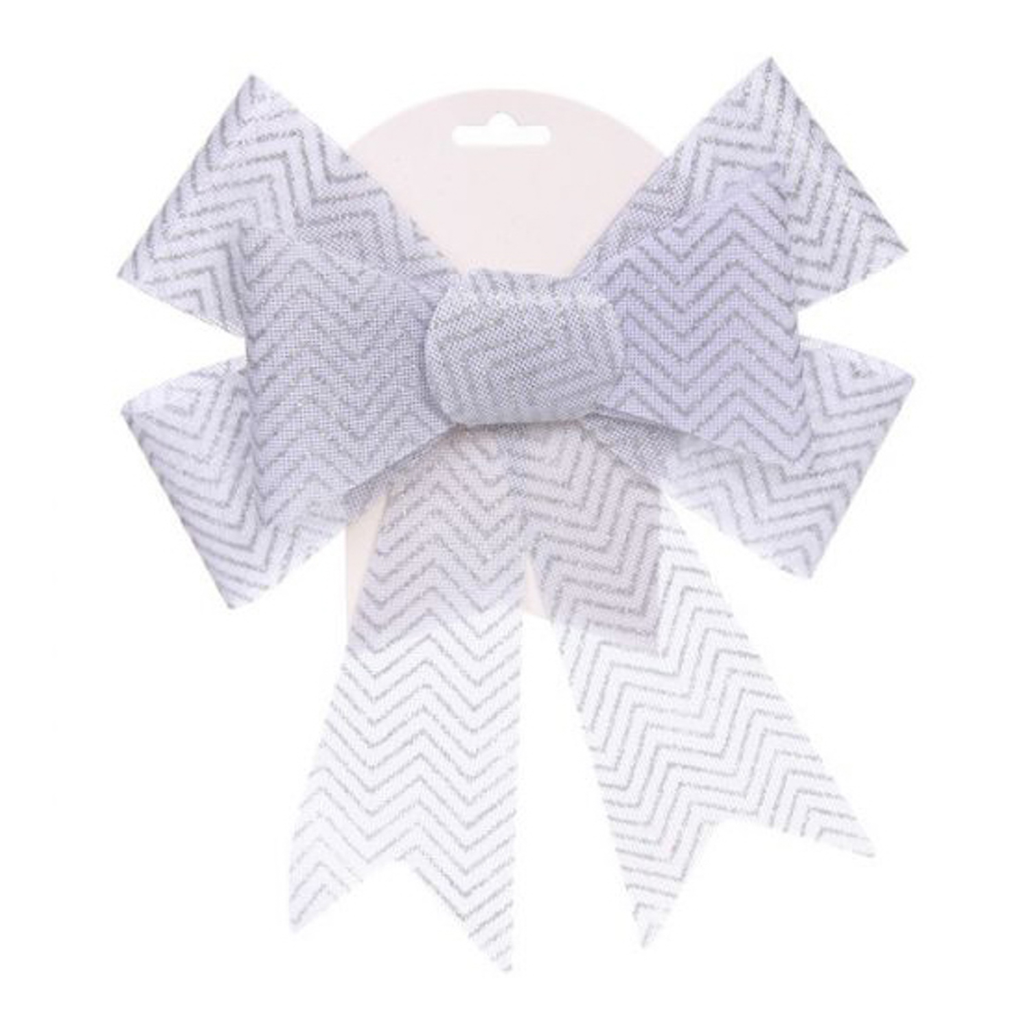 Бант на елку «Вошебный день», 25х28 см, белый Бант на елку «Вошебный день», 25х28 см, белый