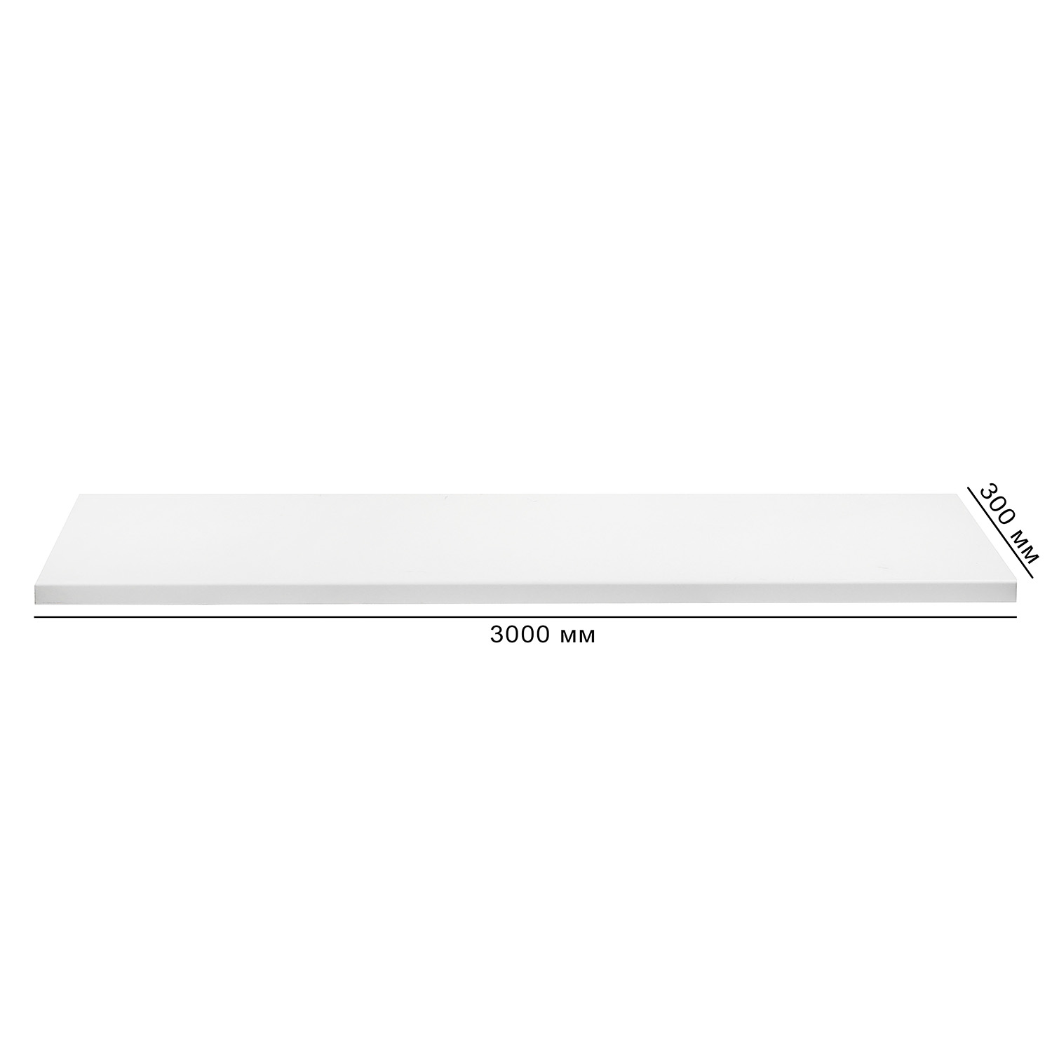 Подоконник ПВХ, 300х3000 мм, белый Подоконник ПВХ, 300х3000 мм, белый