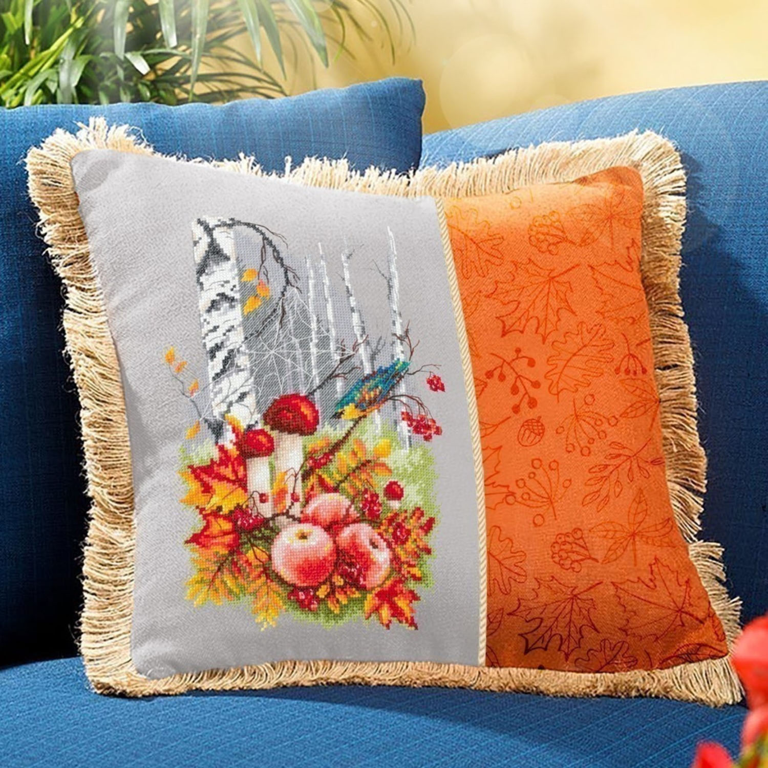 Набор для вышивания крестом Осенняя палитра 18 х 27 9405227