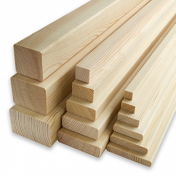 Брусок 19х40х2200мм сращенный без сучков сорт ЭКСТРА ХОЛЬЦ *10