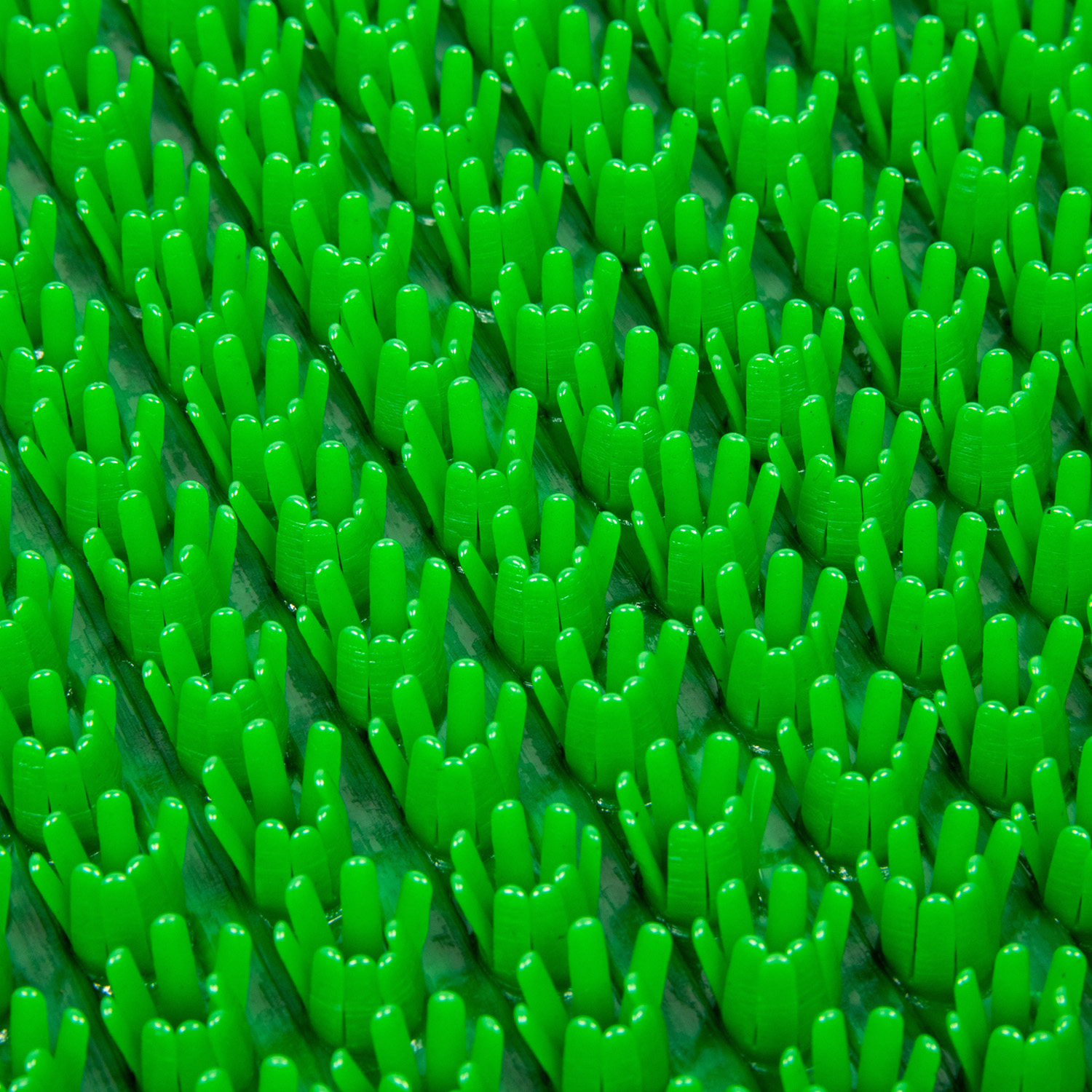 Коврик щетинистый 60*90 см на прот. осн.  (зеленый) "KOVROFF"  Травка (арт.12163)   *1/25 (МЭ70)