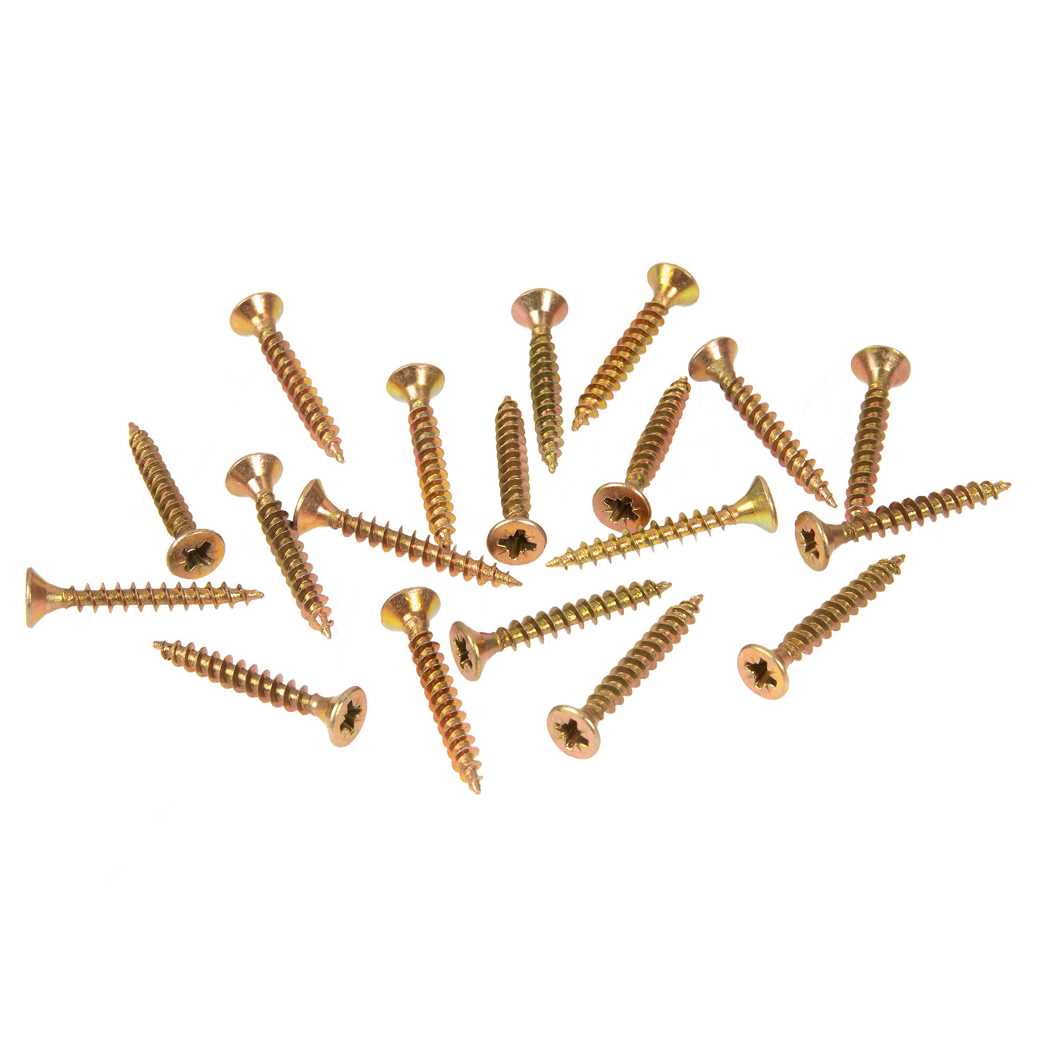 Шурупы жёлтые BROZEX пакет 4*30 (30шт) *10/100