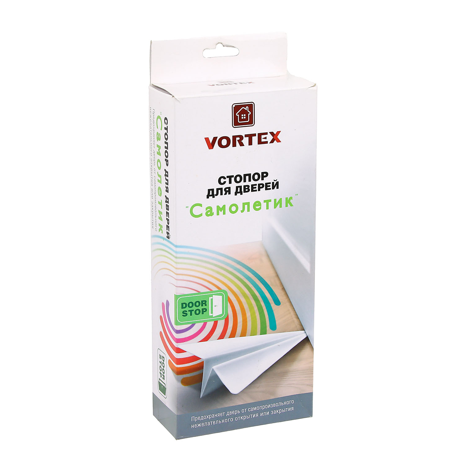 Стопор для дверей 20х11х4см "Самолетик" "VORTEX" (арт.26019)   *1