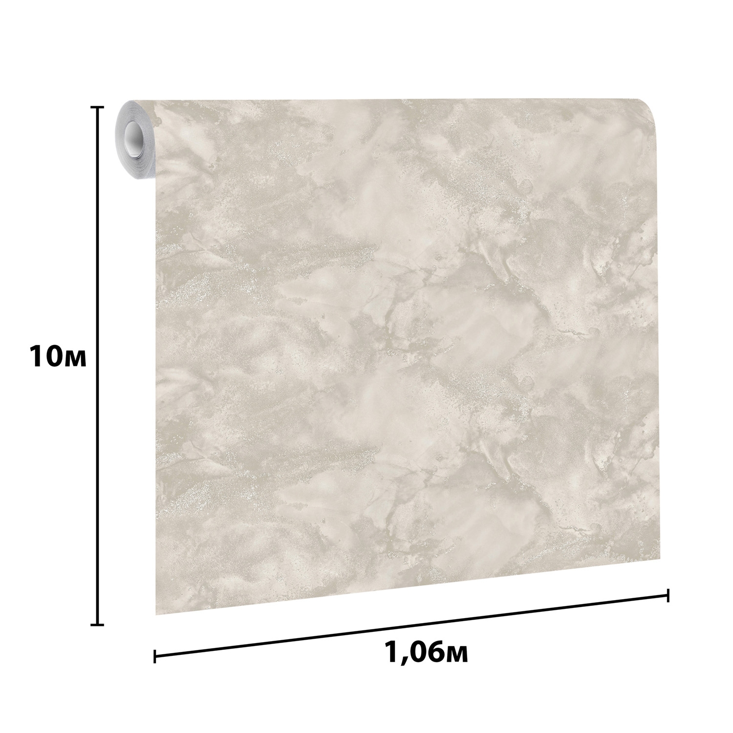 Обои  флиз  Ateliero Capri (серо-беж.) 585621 1.06*10м *6