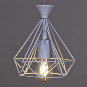 Светильник подвесной 02630-0.4-01 WH Е27 40Вт S=6м2 *1/12