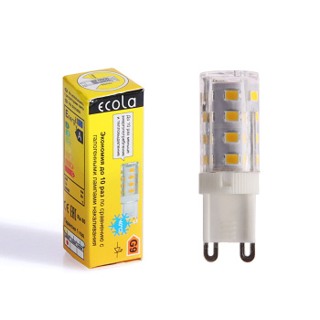 Лампа светодиодная Ecola, G9, капсула, 220 В, 3 Вт, 240 Лм, 2700 К, теплый белый