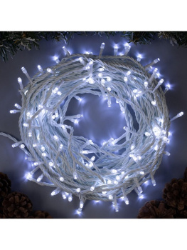 Гирлянда Нить 20м 200LED белый 8 режимов белая нить уличная 220V IP44 3584144 *1/36 Гирлянда Нить 20м 200LED белый 8 режимов белая нить уличная 220V IP44 3584144 *1/36