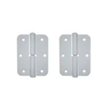 Петля полимер.ПН-85 белая правая (комплект 2 шт+саморезы) ДомоСтрой *1/90