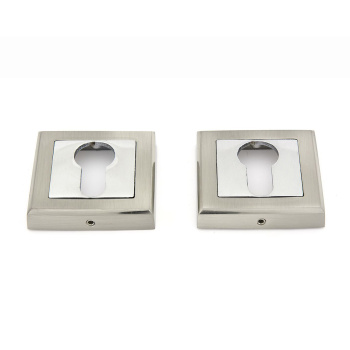 Накладка п/цилиндр НИКЕЛЬ матовый A 2 ET SN Фабрика замков*1/25/100