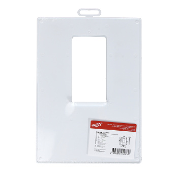 Площадка торцевая для воздуховода горизонтальная 60х120мм 612ПТВ (180х250мм) *1/50