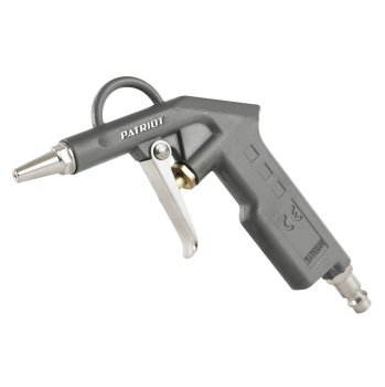Пистолет продувочный 10 бар 400 л/мин штуцер 1/4"F короткое сопло GH60A PATRIOT *1/20