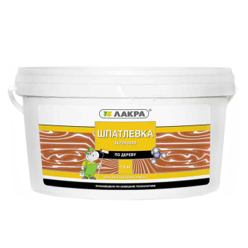 Шпатлевка по дереву дуб 0,6 кг Лакра *1/8/32/896