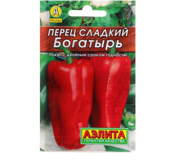 Семена Перец сладкий Богатырь 0,3гр Аэлита цв *10/500 Семена Перец сладкий Богатырь 0,3гр Аэлита цв *10/500